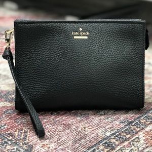 Kate Spade Black Wristlet